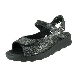 Wolky Pichu Sandal Walking Shoe Straps Black Caviar Platform Sz 43 US 10.5 - 11